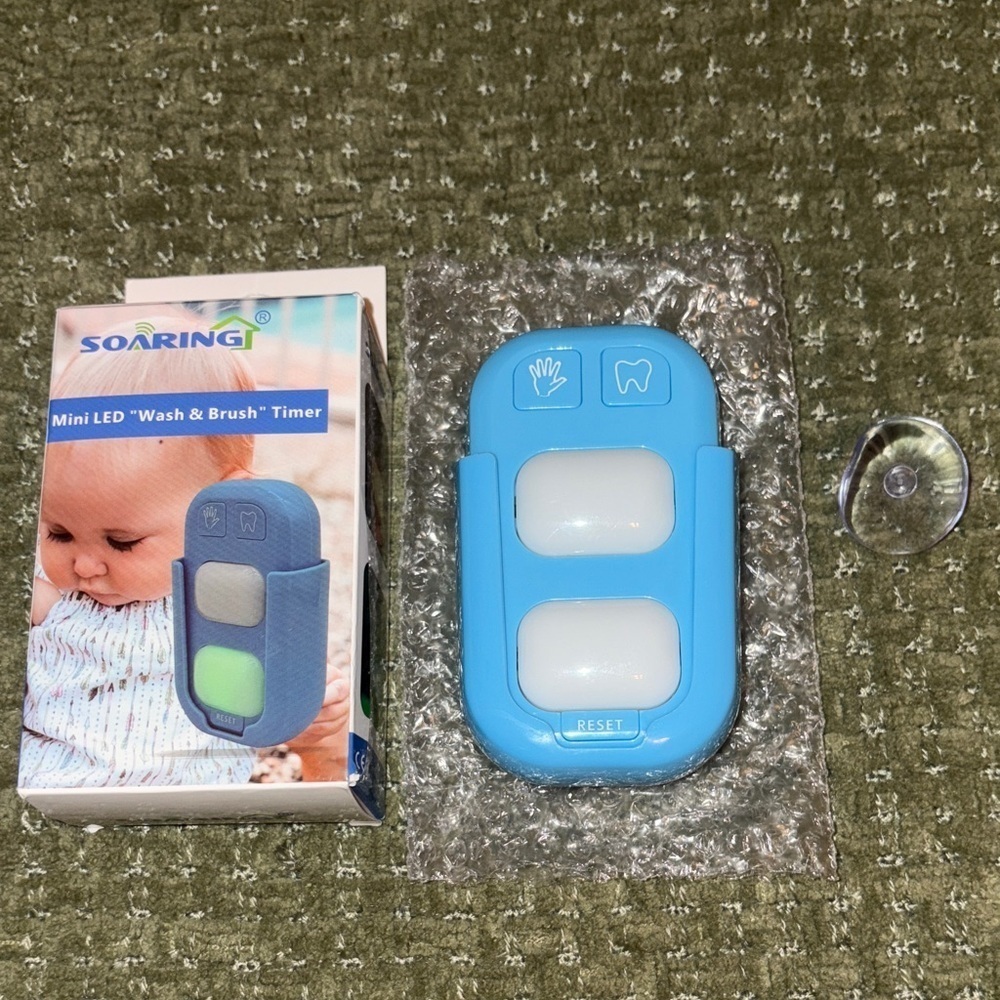 Kids' Teeth Brushing & Hand Washing Timer, Color Indicator for Children Training